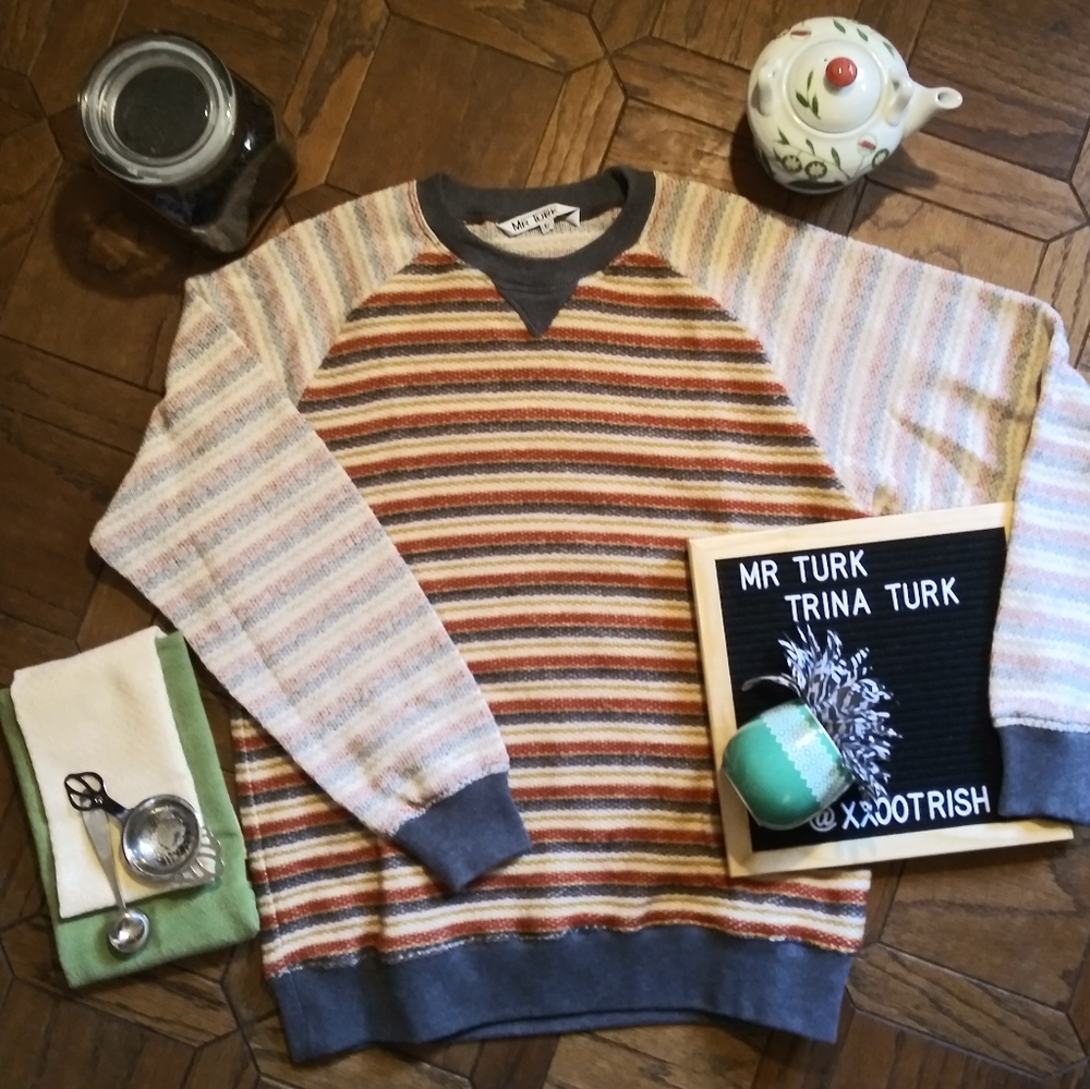 ❌SOLD❌ {Mr. Turk} EUC Striped Knitted Sweater